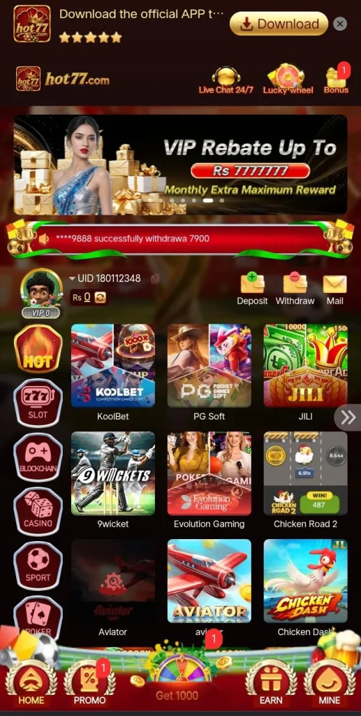 Hot77 Game
